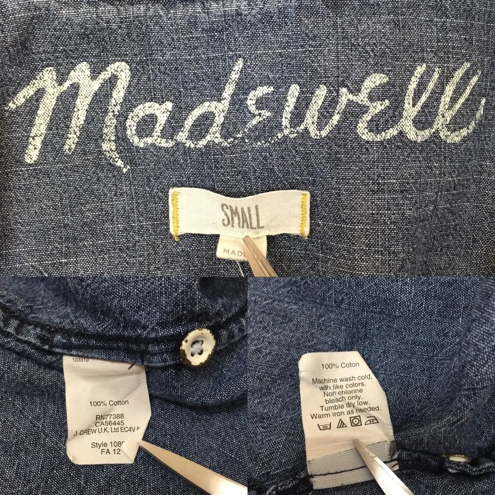 Madewell Chambray Ex-Boyfriend Shirt - Picture 8 of 8